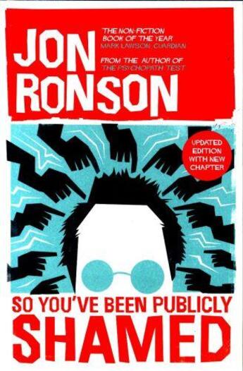 Couverture du livre « SO YOU''VE BEEN PUBLICLY SHAMED » de Jon Ronson aux éditions Picador Uk