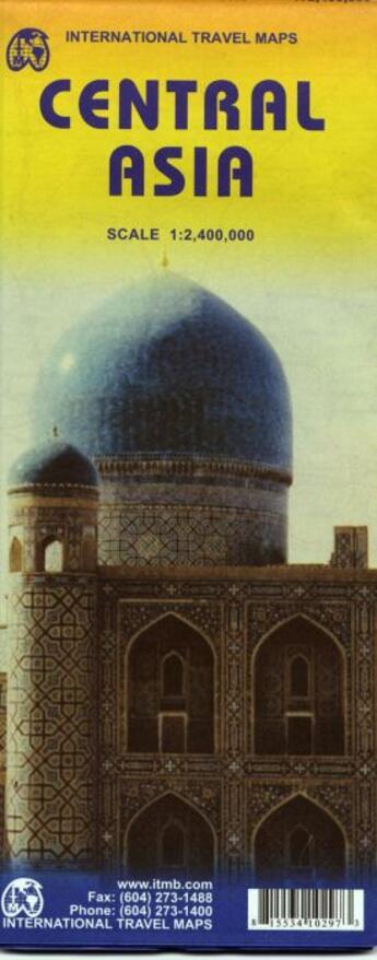 Couverture du livre « Central asia » de  aux éditions Itm