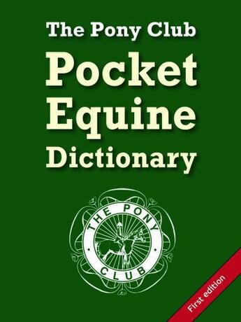 Couverture du livre « POCKET EQUINE DICTIONARY » de Judith Draper aux éditions Quiller Books Digital