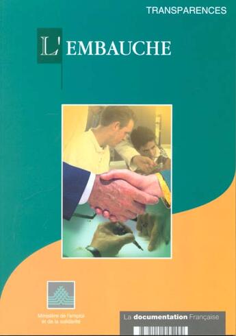 Couverture du livre « L'embauche » de  aux éditions Documentation Francaise