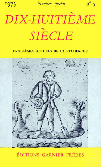 Couverture du livre « DIX-HUITIEME SIECLE T.5 ; problèmes actuels de la recherche » de Revue Dix-Huit Siecl aux éditions La Decouverte