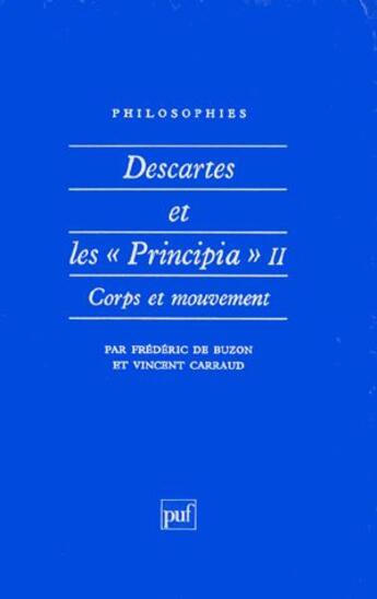 Couverture du livre « Descartes et les 