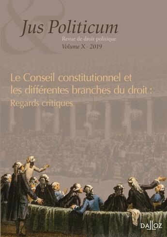 Couverture du livre « Jus politicum. la jurisprudence du conseil constitutionnel » de Institut Michel Vill aux éditions Dalloz