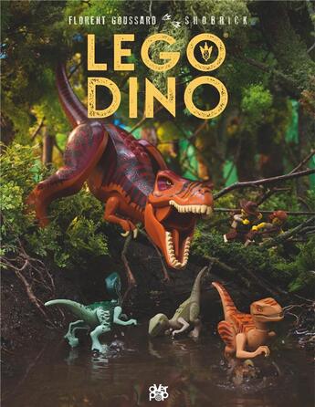 Couverture du livre « Legodino » de Florent Goussard et Patrick Biesse et Aurelien Mathieu aux éditions Glenat