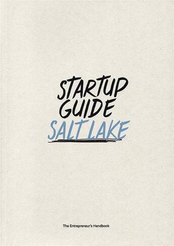 Couverture du livre « Startup guide Salt Lake City » de  aux éditions Dgv