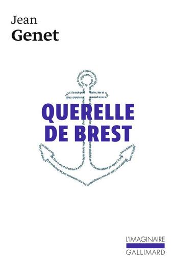 Couverture du livre « Querelle de Brest » de Jean Genet aux éditions Gallimard