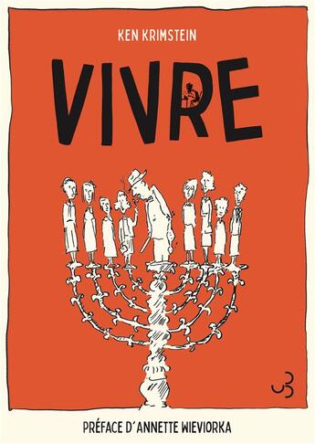 Couverture du livre « Vivre » de Ken Krimstein aux éditions Christian Bourgois