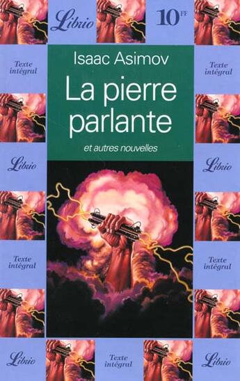 Couverture du livre « Pierre parlante et autres nouvelles (la) » de Isaac Asimov aux éditions J'ai Lu