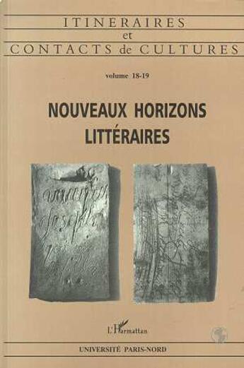 Couverture du livre « Nouveaux horizons litteraires (n 18-19) - vol18 » de  aux éditions L'harmattan