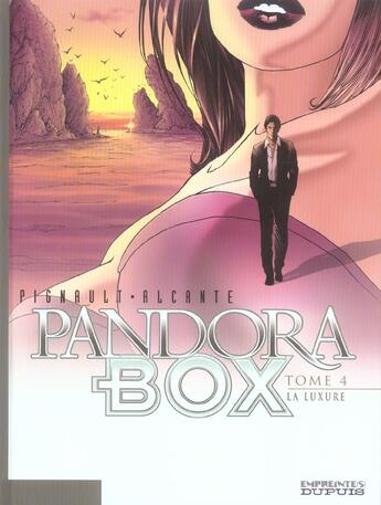Couverture du livre « Pandora box Tome 4 : la luxure » de Roland Pignault et Didier Alcante aux éditions Dupuis