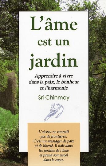 Couverture du livre « L'âme est un jardin » de  aux éditions Ada