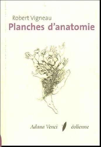 Couverture du livre « Planches d'anatomie » de Robert Vigneau aux éditions Eoliennes