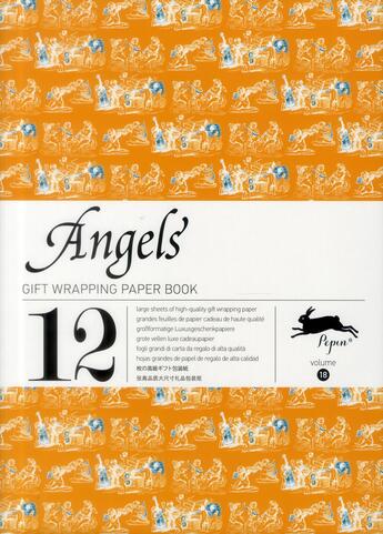Couverture du livre « PAPIERS CADEAUX T.18 ; angels » de Pepin Van Roojen aux éditions Pepin