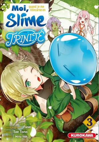 Couverture du livre « Moi, quand je me réincarne en Slime - trinité Tome 3 » de Fuse et Tae Tono aux éditions Kurokawa