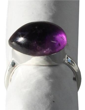 Couverture du livre « Bague amethyste argent 925 bombee t50 » de  aux éditions Dg-exodif