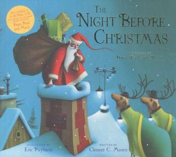 Couverture du livre « THE NIGHT BEFORE CHRISTMAS » de Clement Moore et Eric Puyabaret aux éditions Pan Macmillan