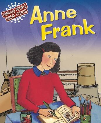 Couverture du livre « Anne Frank » de Harriet Castor aux éditions Editions Racine