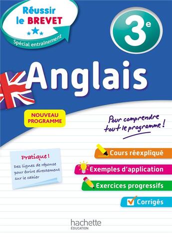 Couverture du livre « Reussir au college anglais 3e » de Andre Michoux aux éditions Hachette Education