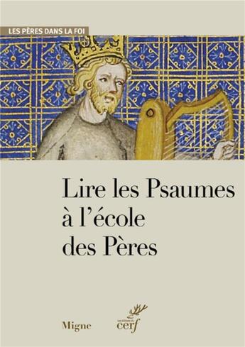 Couverture du livre « Lire les Psaumes à l'école des Pères » de  aux éditions Cerf