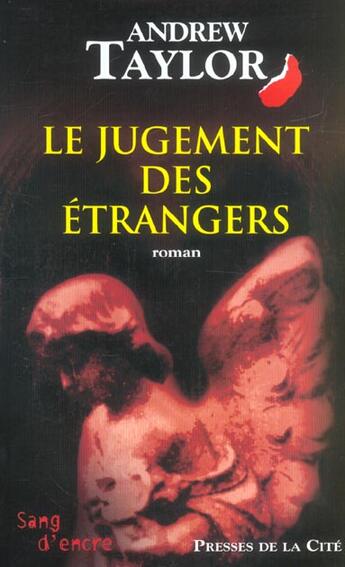 Couverture du livre « Le Jugement Des Etrangers » de Andrew Taylor aux éditions Presses De La Cite