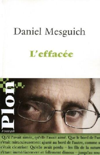 Couverture du livre « L'efface » de Daniel Mesguich aux éditions Plon