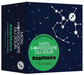 Couverture du livre « Mon horoscope du jour ; sagittaire ; tout 2022 » de Fabienne Tanti aux éditions Papier Cadeau