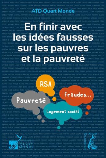 Couverture du livre « En finir avec les idées fausses sur les pauvres et la pauvreté » de  aux éditions Editions De L'atelier