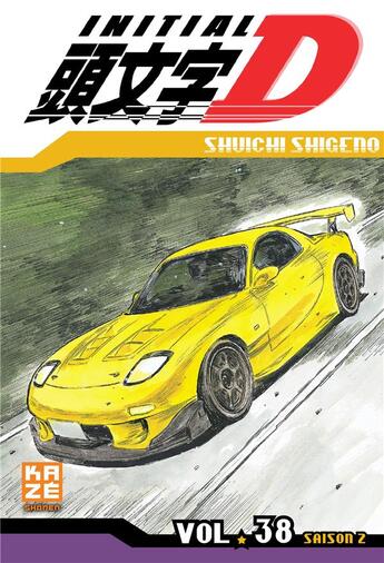 Couverture du livre « Initial D Tome 38 » de Shuichi Shigeno aux éditions Crunchyroll