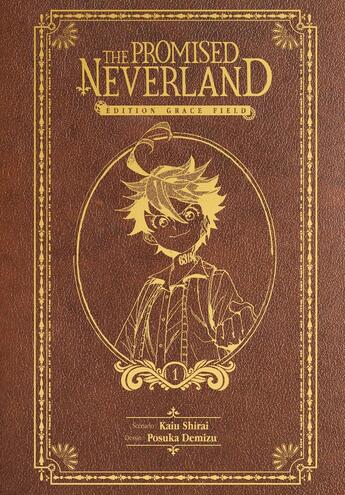 Couverture du livre « The promised Neverland - Deluxe Tome 1 » de Posuka Demizu et Kaiu Shirai aux éditions Crunchyroll