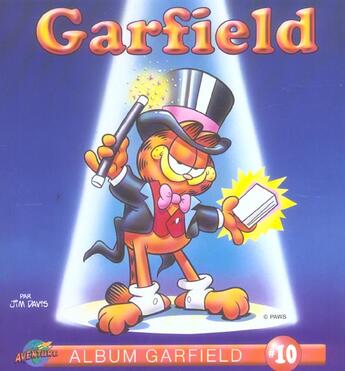 Couverture du livre « Garfield t.10 » de Jim Davis aux éditions Presses Aventure