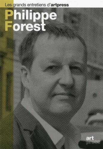 Couverture du livre « Philippe Forest » de  aux éditions Art Press