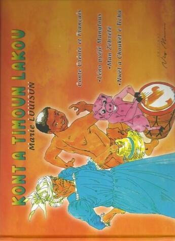 Couverture du livre « Kont a timoun lakou » de Louison Marie aux éditions Neg Mawon