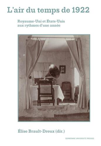 Couverture du livre « L'air du temps de l'année 1922 » de Elise Brault-Dreux aux éditions Sorbonne Universite Presses