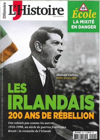 Couverture du livre « L'histoire n 455 les irlandais - janvier 2019 » de  aux éditions L'histoire