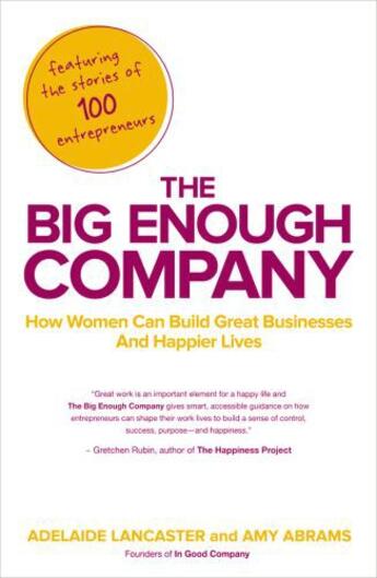Couverture du livre « The Big Enough Company » de Abrams Amy aux éditions Penguin Group Us