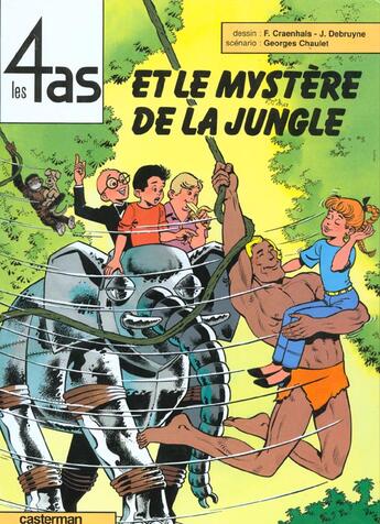 Couverture du livre « Les 4 as - t29 - les 4 as et le mystere de la jungle » de Chaulet/Craenhals aux éditions Casterman