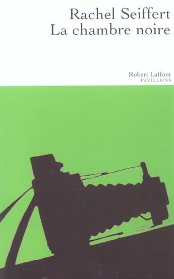 Couverture du livre « La chambre noire » de Rachel Seiffert aux éditions Robert Laffont