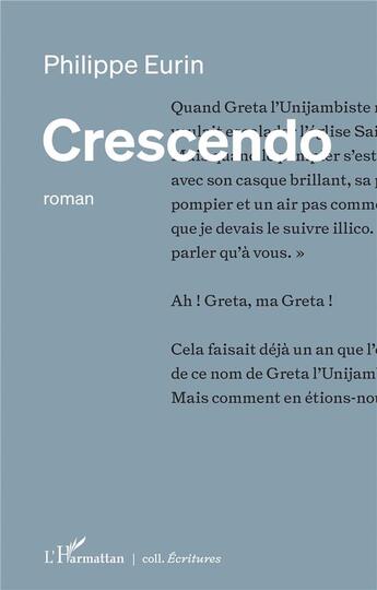 Couverture du livre « Crescendo » de Philippe Eurin aux éditions L'harmattan