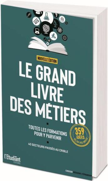 Couverture du livre « Le grand livre des métiers » de Laura Makary aux éditions L'etudiant