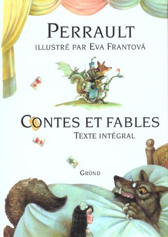 Couverture du livre « Perrault / contes et fables/ texte integral » de Perrault aux éditions Grund