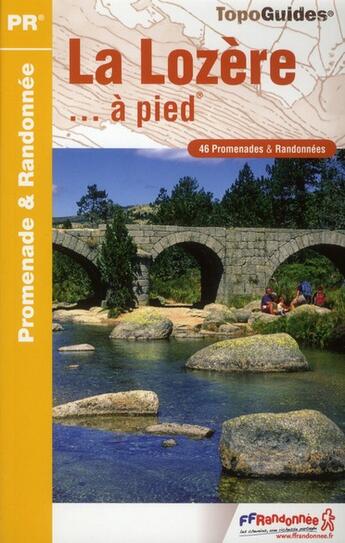 Couverture du livre « La Lozère à pied ; 48 - PR - D048 (4e édition) » de  aux éditions Ffrp