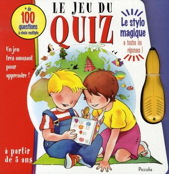 Couverture du livre « Le jeu du quiz » de Adaptation Piccolia aux éditions Piccolia