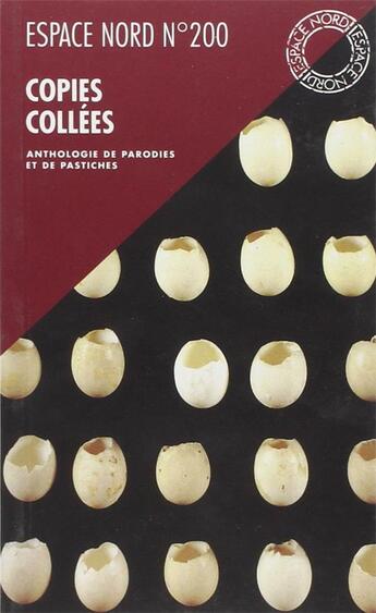 Couverture du livre « Copies collees anthologie de parod » de  aux éditions Labor Litterature