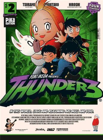 Couverture du livre « Thunder 3 Tome 2 » de Yuki Ikeda aux éditions Pika