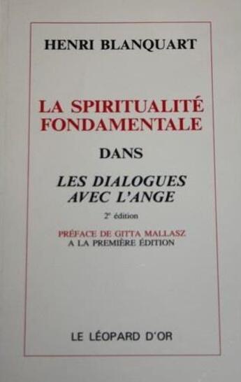 Couverture du livre « La spiritualité fondamentale dans les 