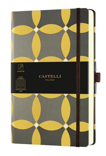 Couverture du livre « Carnet oro grand format ligne circles » de Castelli aux éditions Castelli Milano