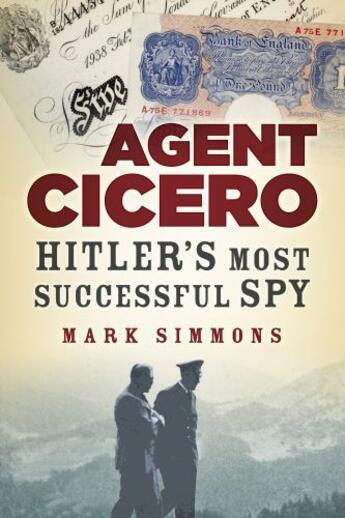 Couverture du livre « Agent Cicero » de Simmons Mark aux éditions History Press Digital