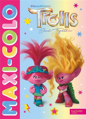 Couverture du livre « Les Trolls - Maxi-colo : Maxi-colo » de  aux éditions Hachette Jeunesse