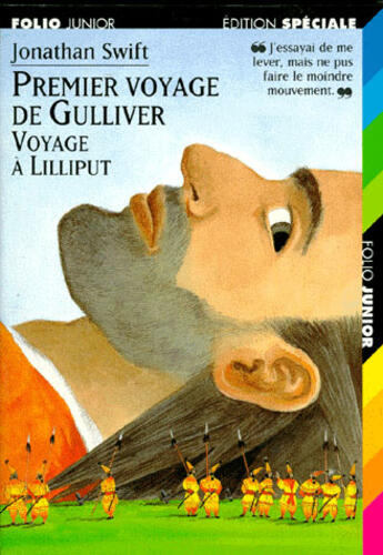 Couverture du livre « Premier voyage de Gulliver : Voyage à Lilliput » de Jonathan Swift et Grandville aux éditions Gallimard-jeunesse