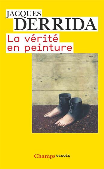 Couverture du livre « La vérité en peinture » de Jacques Derrida aux éditions Flammarion